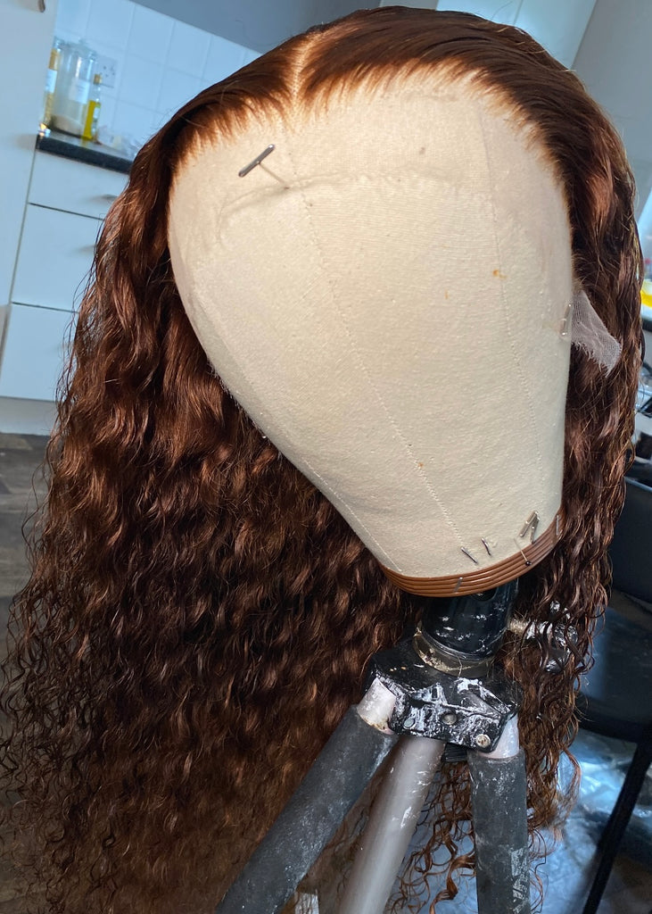 Pre order Deep wave Ginger FRONTAL unit